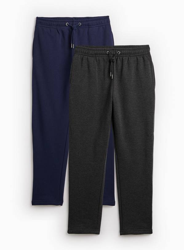 Navy & Charcoal Joggers 2 Pack L